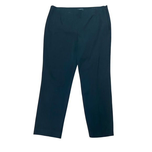 Talbots Refined Bi-Stretch Side-Zip Straight-Leg Curvy Fit Pants Size 16 Black - Picture 6 of 15